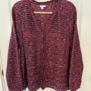 J Jill Tweed Jacket with Matching NWT Skirt